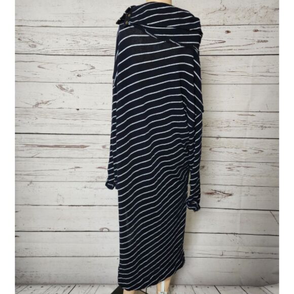 New Free People Gotta Have It Navy Long Sleeve Tunic S/M NWOT - Picture 4 of 5